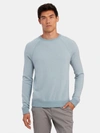 Vince Birdseye Crewneck Sweater - Xxl - Also In: M, S, Xs, Xl, L In Blue