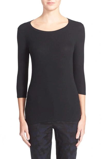 Atm Anthony Thomas Melillo Jackie Knit Ballet Top, Black