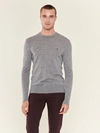 Allsaints Mode Merino Ramskull Crewneck Sweater - Xxl - Also In: M, L, S, Xl In Grey