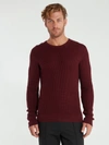 John Varvatos Sweater In Maroon