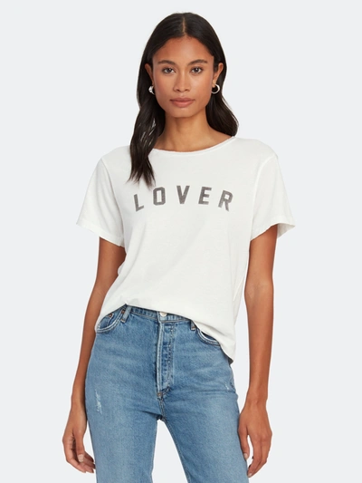 Amo Lover Classic Graphic T-shirt In White