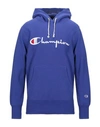 Champion Hooded Sweatshirt In Blue