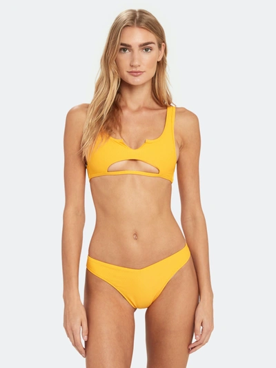 Frankies Bikinis Enzo V-front Rib Bottom - S - Also In: Xs In Yellow