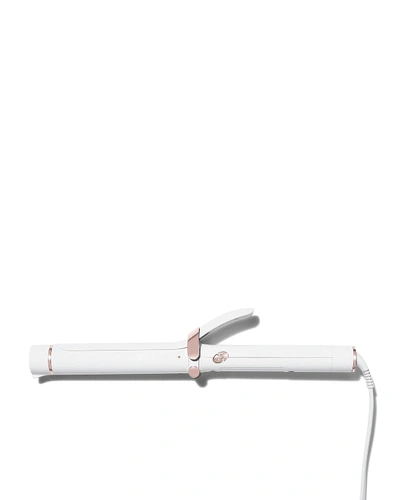 T3 Singlepass Curl 1.25" Ceramic Curling Iron In White Rose Gold