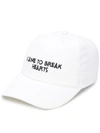 Nasaseasons I Came To Break Hearts Baseball Cap In White