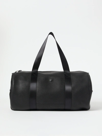 Ampersand As Apostrophe Og Leather Duffle Bag In Black