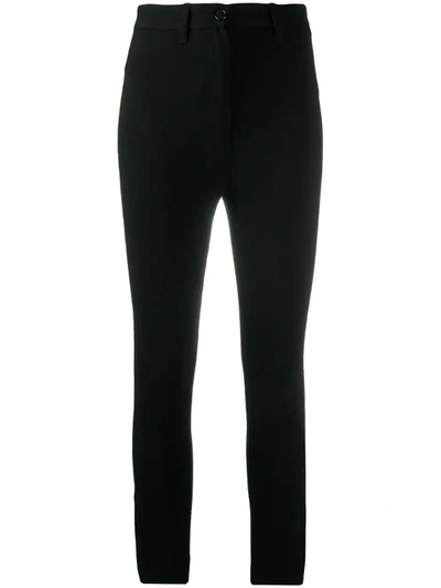 Ann Demeulemeester Slim Fit Trousers In Black