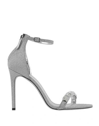 Calvin Klein 205w39nyc Sandals In Silver