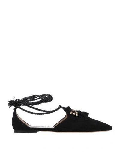 Tod's Ballet Flats In Black