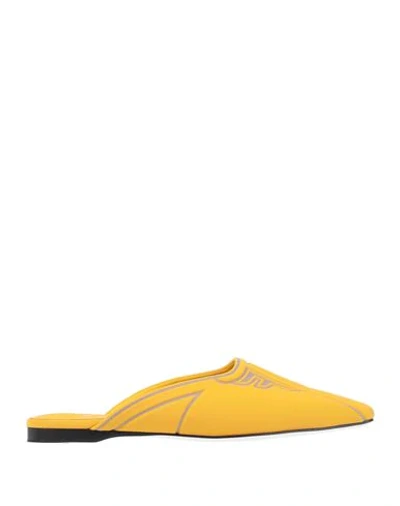 Fendi Mules And Clogs In Yellow