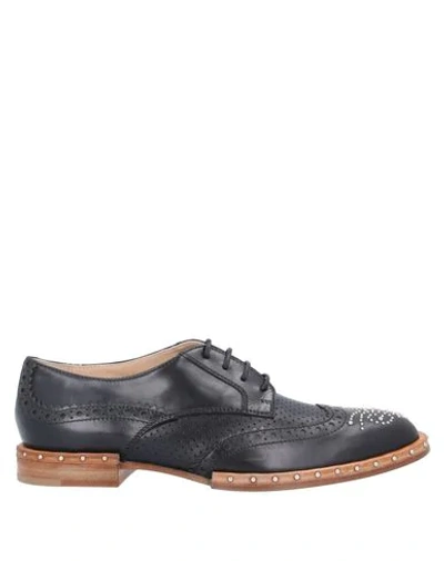 Ermanno Scervino Lace-up Shoes In Black
