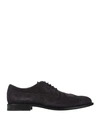 Tod's Laced Shoes In Dark Blue