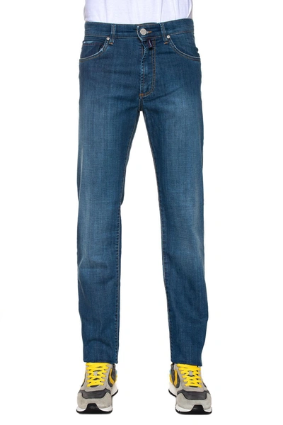 E. Marinella London 5 Pocket Denim Jeans Medium Denim Cotton Man