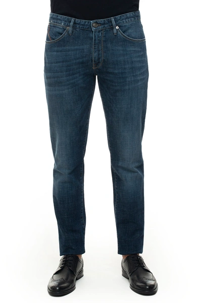 Pt05 5 Pocket Denim Jeans Medium Denim Cotton Man In Medium Wash
