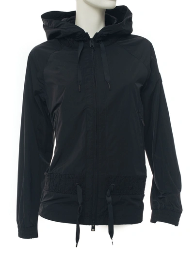 Woolrich Light-weight Harrington Jacket With Zip Black Polyester Woman