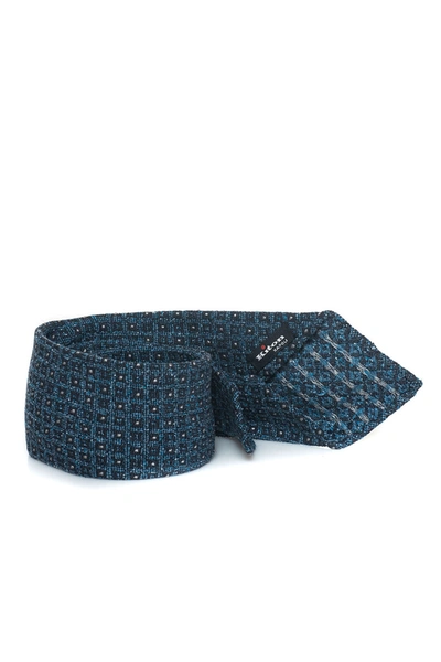 Kiton Tie In Azzurro-blu
