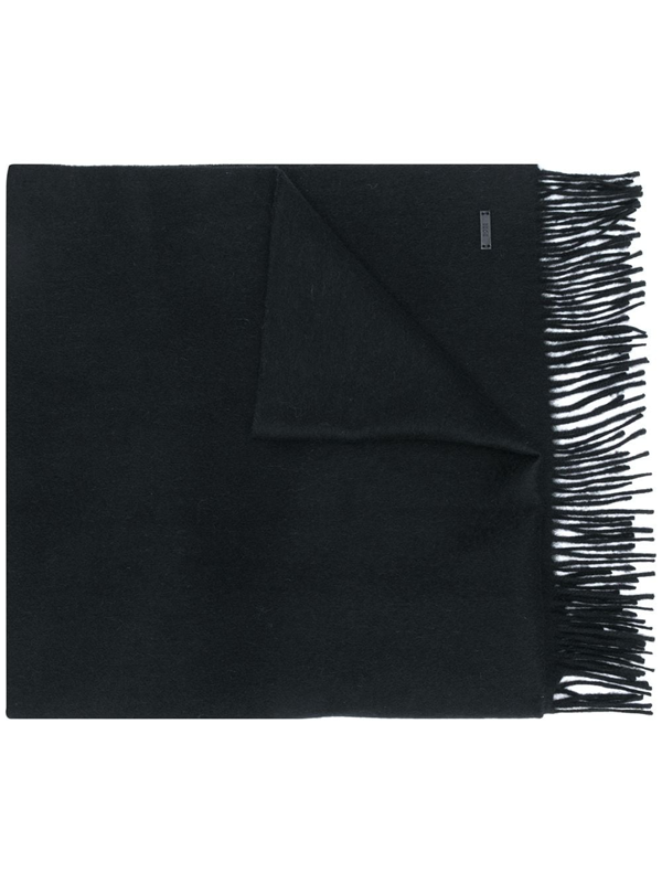 Hugo Boss Boss Classic Scarf Black Wool Man ModeSens