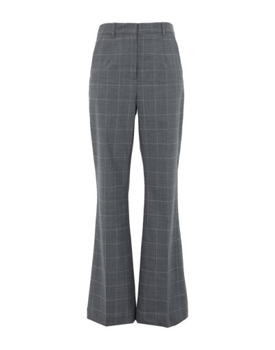 Designers Remix Aja Flared Wool Blend Pants In Grey