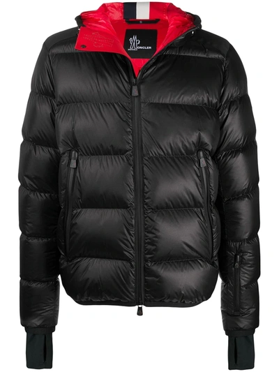 Moncler Hintertux Water Repellent Down Puffer Jacket In Black