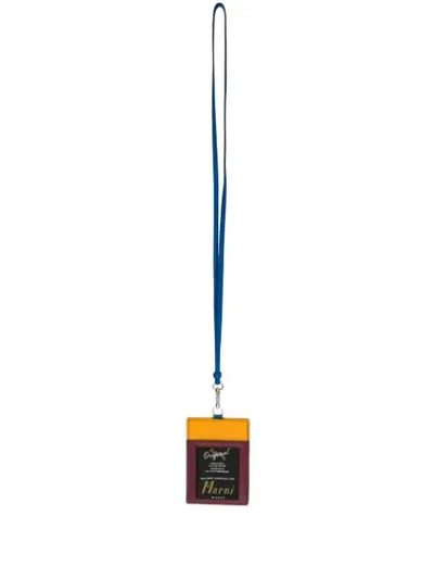 Marni Lanyard Keychain In Yellow