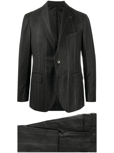 Gabriele Pasini Striped Two-piece Suit In Grey