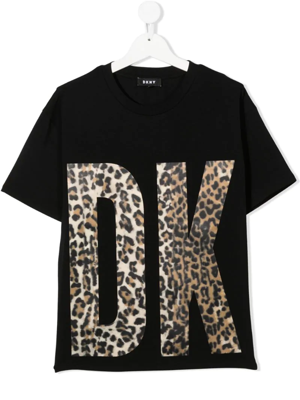 dkny leopard print top