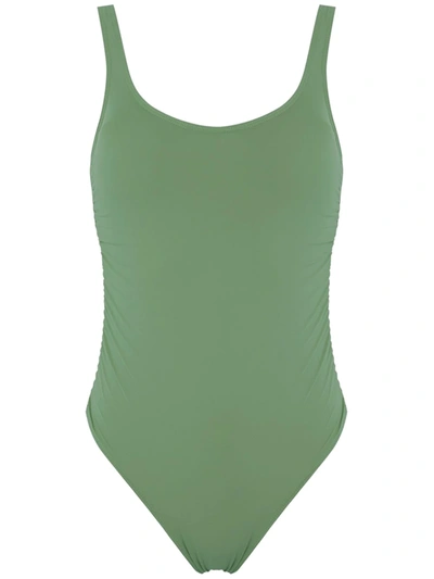 Amir Slama Cut Out Swimsuit In Green