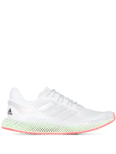 Adidas Originals White 4d Run 1.0 Sneakers In Grey