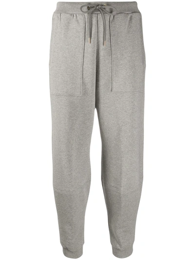 Stella Mccartney Cotton Track Pants In Grey