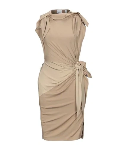 Burberry Knee-length Dresses In Beige