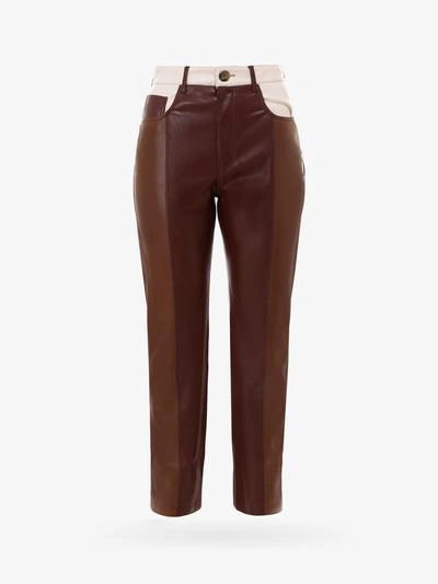 Nanushka Trouser In Brown