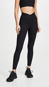 Year Of Ours Veronica High Waist Rib Leggings In Black