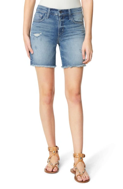 Joe's The 7-inch Distressed Denim Bermuda Shorts In Anything But...