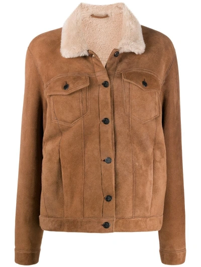 Simonetta Ravizza Single-breasted Fitted Jacket In Brown
