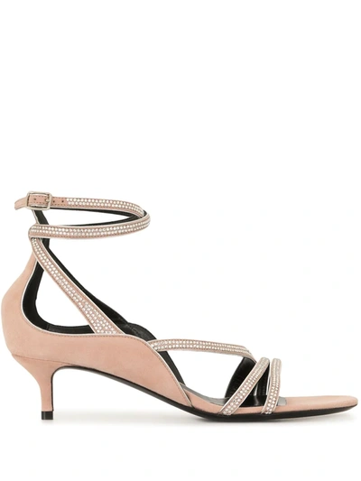 Pierre Hardy Strappy Heeled Sandal In Pink