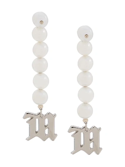 Misbhv Majorica-pearls Drop Earrings In Silver