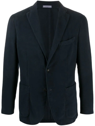 Boglioli Two Button Suit Jacket In Blue