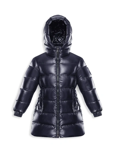 Moncler Kids Down Jacket Berry For Boys In Blue