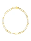 Roberto Coin 18k Yellow Gold Paperclip Chain Bracelet