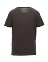Majestic T-shirts In Brown