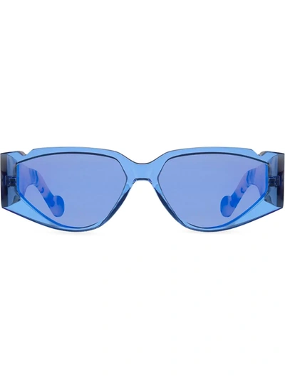 Fenty Off Record Sunglasses In Blue