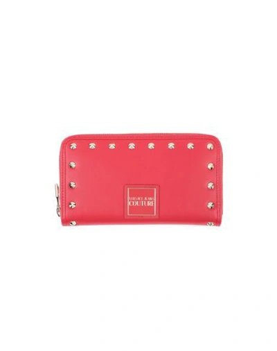 Versace Jeans Wallet In Red