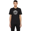 Versace Black Medusa Taylor T-shirt In Black,white