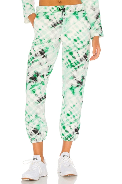 Koral Oblivion Dive Tie Dye Pants In Emerald Tie Dye