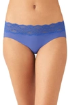B.tempt'd By Wacoal B.temptd By Wacoal B.bare Hipster Panties In Amparo Blue