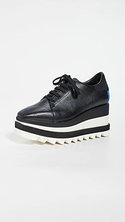 Stella Mccartney Sneakelyse Lace Up Shoes In Black