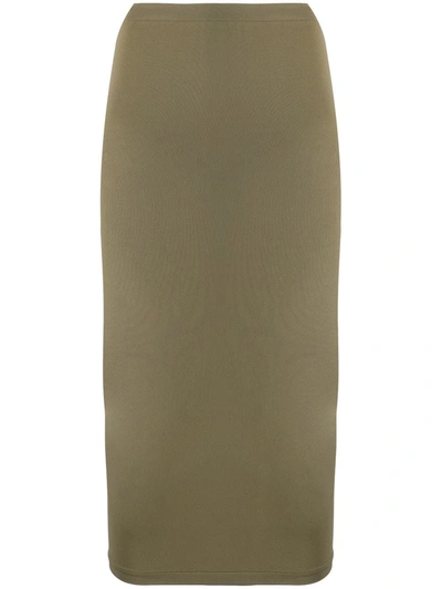 Wolford Fatal Pencil Skirt In Green