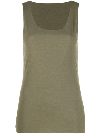 Wolford Fitted Vest In Green