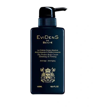 Evidens De Beauté The Perfect Body Cream Slimming & Firming (500ml) In White