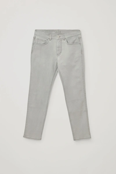 Cos Slim-fit Jeans In Grey